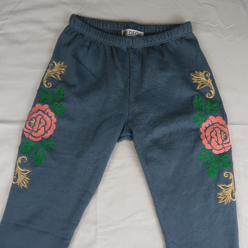 WILDFOX KNOX FLORAL SWEATPANTS - Picture 2 of 7